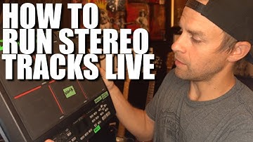 How To Run Stereo Tracks Live (DDIY Vlog)