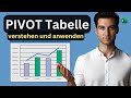 Excel Pivot Tabelle erstellen - Tutorial [formatieren, aktualisieren, berechnetes Feld, Diagramm]