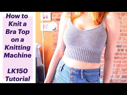 How to Knit the Front of a Sweater Top on a Knitting Machine