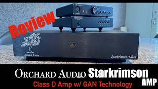 Orchard Audio Starkrimson Class D Stereo Amp with Galium Nitride Technology