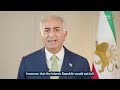 پیام شاهزاده رضا پهلوی به ملت ایران ایستادگی شما امید آینده است