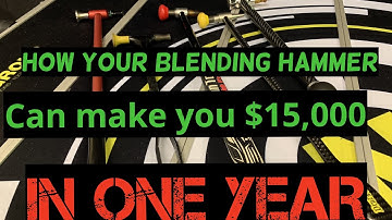 PDR Lesson - Blending ⚒ - hail damage💰 - dent removal training