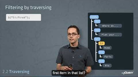 [Try jQuery] 2.2 Traversing the DOM - Traversing the DOM