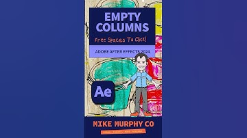 Empty Columns in Layers Panel To Deselect in After Effects