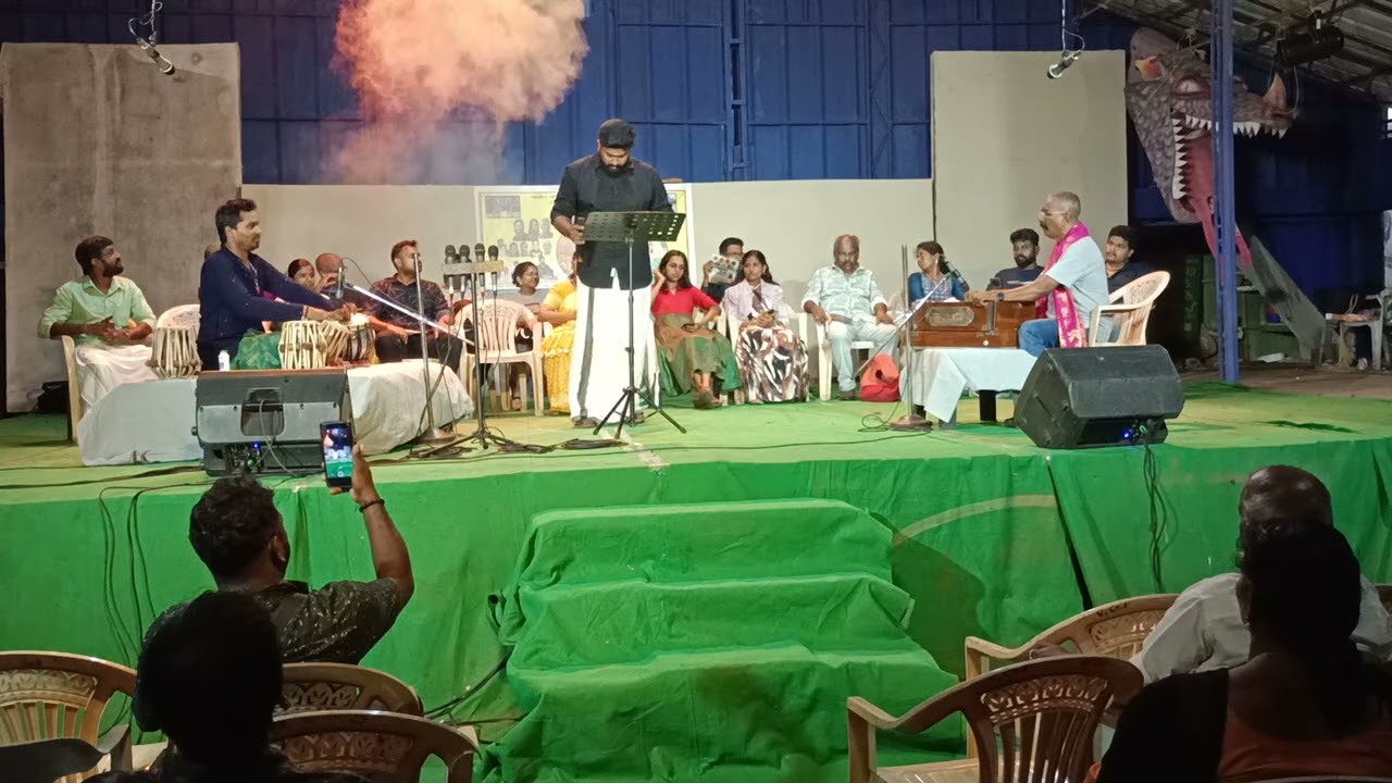 പാട്ടുമുറ്റം-4|ഒരു പുഷ്പം മാത്രം|യദു എസ്. മാരാർ@ വല്ലച്ചിറ നാടകദ്വീപ് 