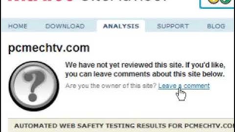 How to   Overview   McAfee SiteAdvisor
