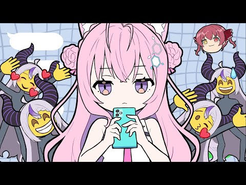 お返事まだカナ💦❓おじさん構文😁❗️ / 博衣こより&ラプラス・ダークネス&宝鐘マリン (Cover)