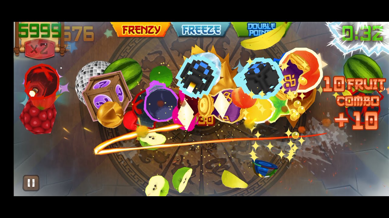 Fruit Ninja Crazy Disco How Minigames affect the mod YouTube