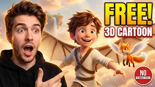 Make A Full 3D Cartoon with FREE AI (One Master Prompt + Consistent Characters