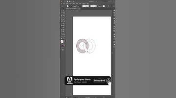 Easy Overlapping Art Design Part 01 Adobe Illustrator #agdesigner #shortsfeed #illustratorshorts