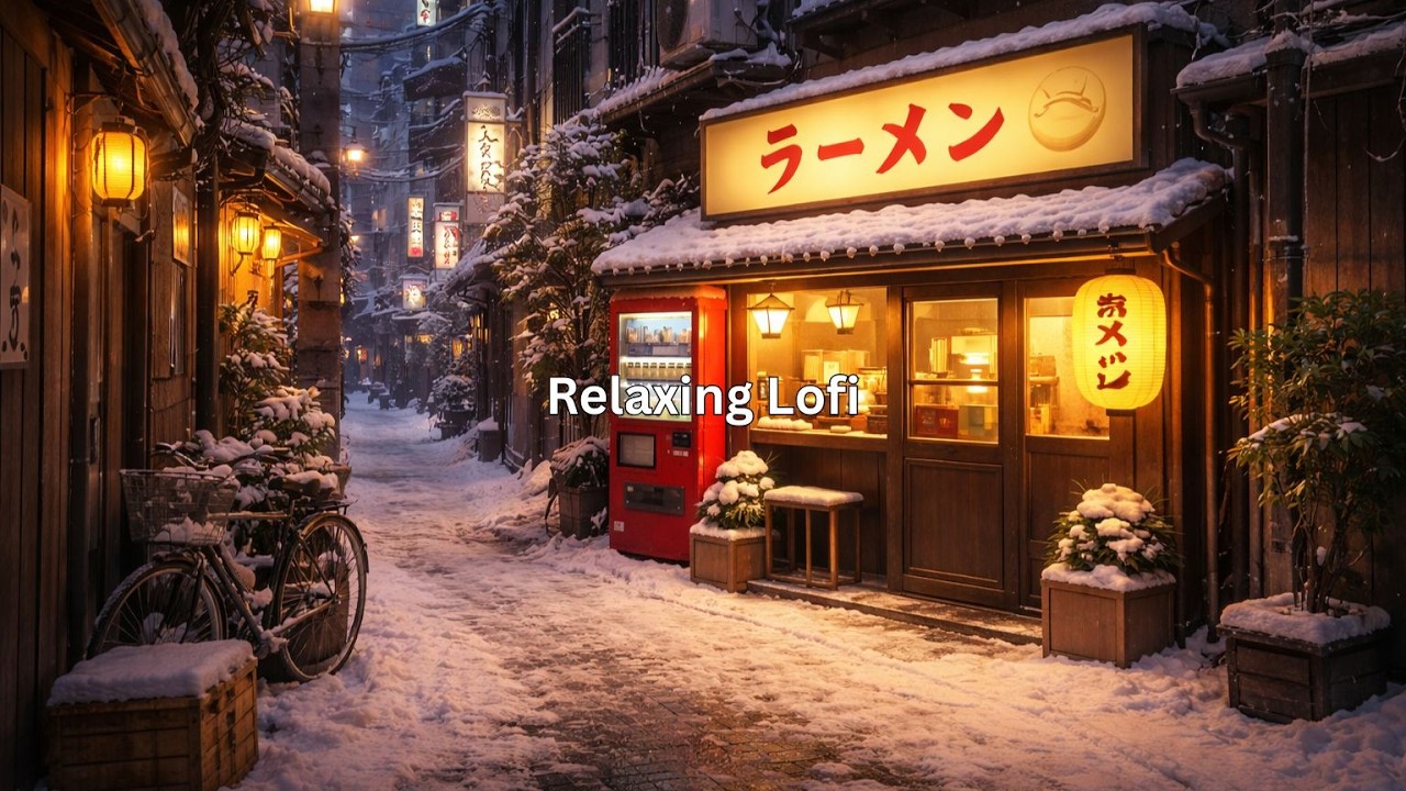Chill Lofi Beats to Relax | Winter mini-shop