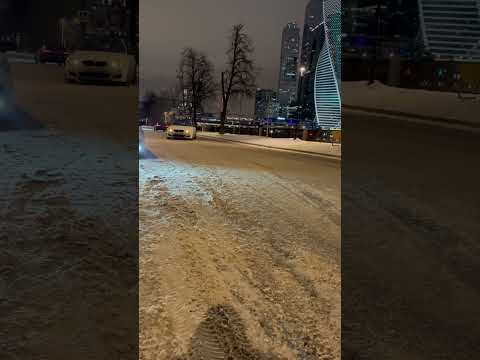 Москва-Сити🖤#москва #automobile #дрифт #россия #drift #russiandrift #topdrift #топ #rap #snow