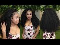 Flip Over Method Sew In on Short Hair | Water Jerry Curly Bundles ft. Curls Queen