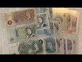 Old and new British banknotes