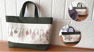 sewing DIYbag トートバッグの作り方 　DIY包　saco de bricolage　Sac de bricolage　kendin yap çanta　กระเป๋าทำเอง　 가방