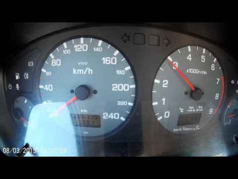 NİSSAN PRİMERA 2.0 GT - 0-190km/h (Hız denemesi)