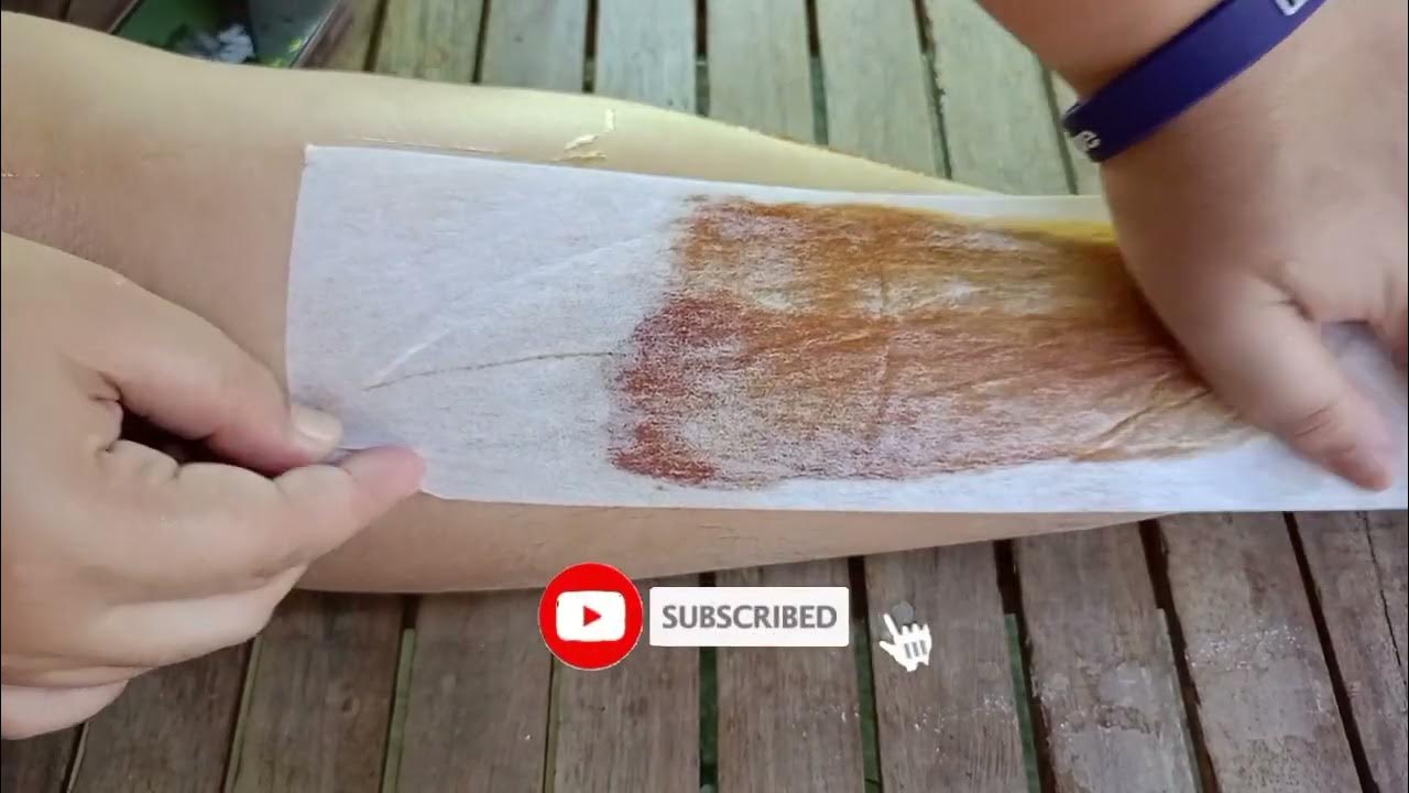 AT HOME LEG WAXING YouTube