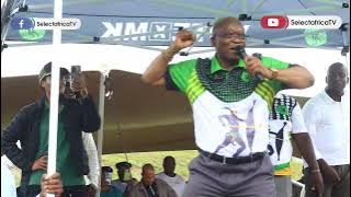 Jacob Zuma  Singing Umshini wami  eNkandla