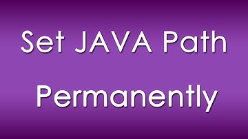 How to Set Java Class Path Permanently in Windows 8