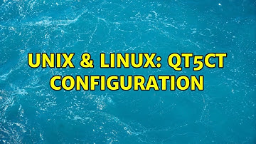 Unix & Linux: Qt5ct configuration