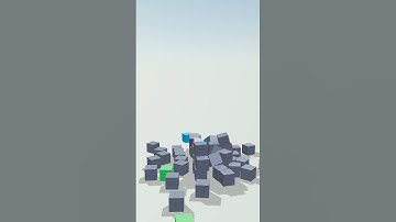 Factory Machine Block Destruction - Voxel Block Collapse Animation