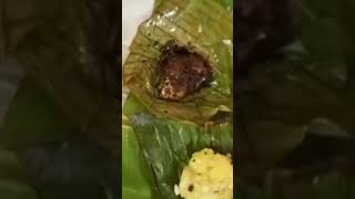 Pothichoru In Banana Leaf