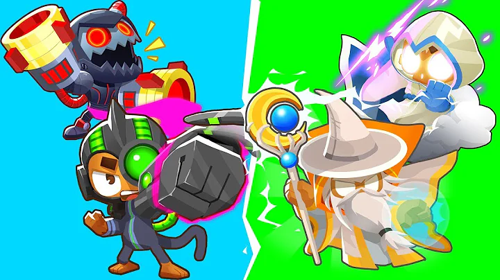 Bloons TD 6 - 4-Player Tech VS Magic Challenge | J...