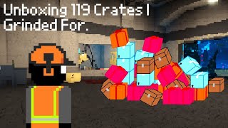 Unboxing the 119 Crates I grinded for in Kaiju Paradise (because they were gonna remove them)