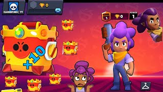 Opening 10 omega boxes for level 1 account😱🤩! (Brawl Stars)