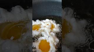 Small fried chicken eggs