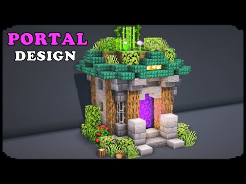 Minecraft: How to Build NETHER PORTAL | Minecraft Nether Portal Ideas