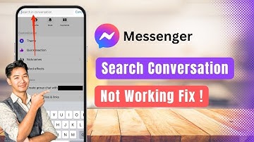 Search Conversation Messenger Not Working | Easy Fix