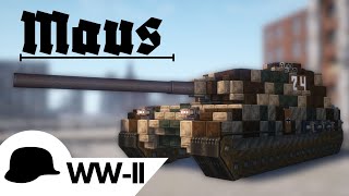 Working "Maus" tank in Minecraft!