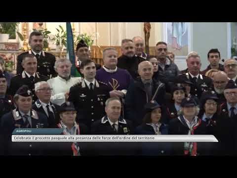 Celebrato il precetto pasquale alla presenza delle forze dell'ordine del territorio