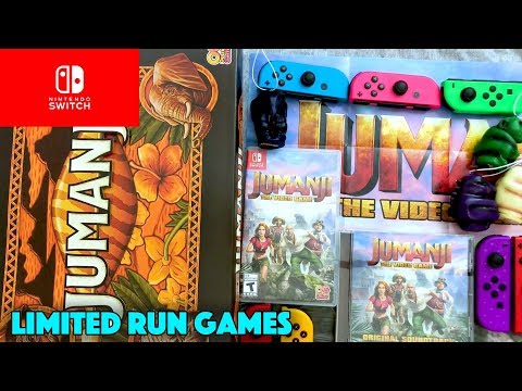 UNBOXING! Jumanji: The Video Game Collector&rsquo;s Edition Nintendo Switch Limited Run Games