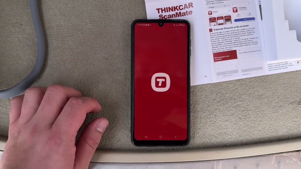 Розпаковка і перше підключення авто сканера Thinkcar mini/BD6/SkanMate