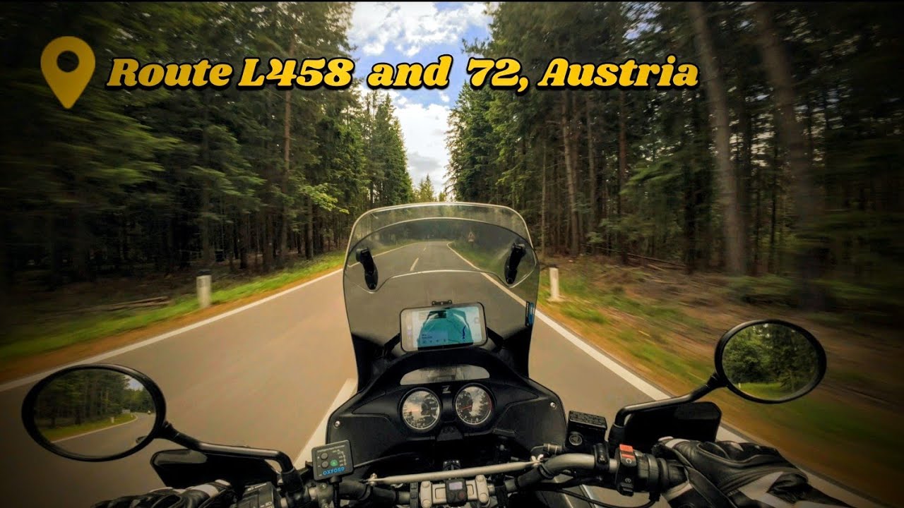 Route L458 & 72, Austria. Honda Varadero 1000. Pure Sound. 4k
