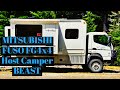 4x4 Truck camper | Van life tour | overland Fuso | tiny house | off-grid  | van life couple