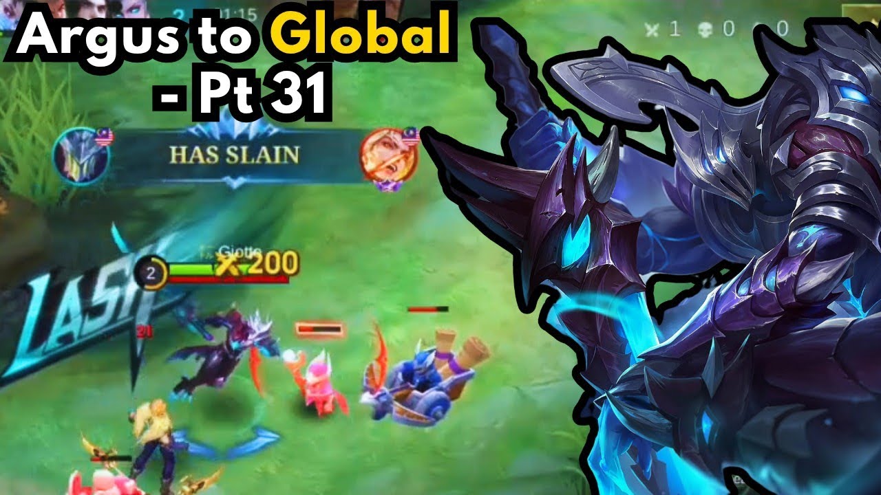 Epic Argus Rank Push to Top Global – You Won't Believe This Game! | MLBB Ep 31