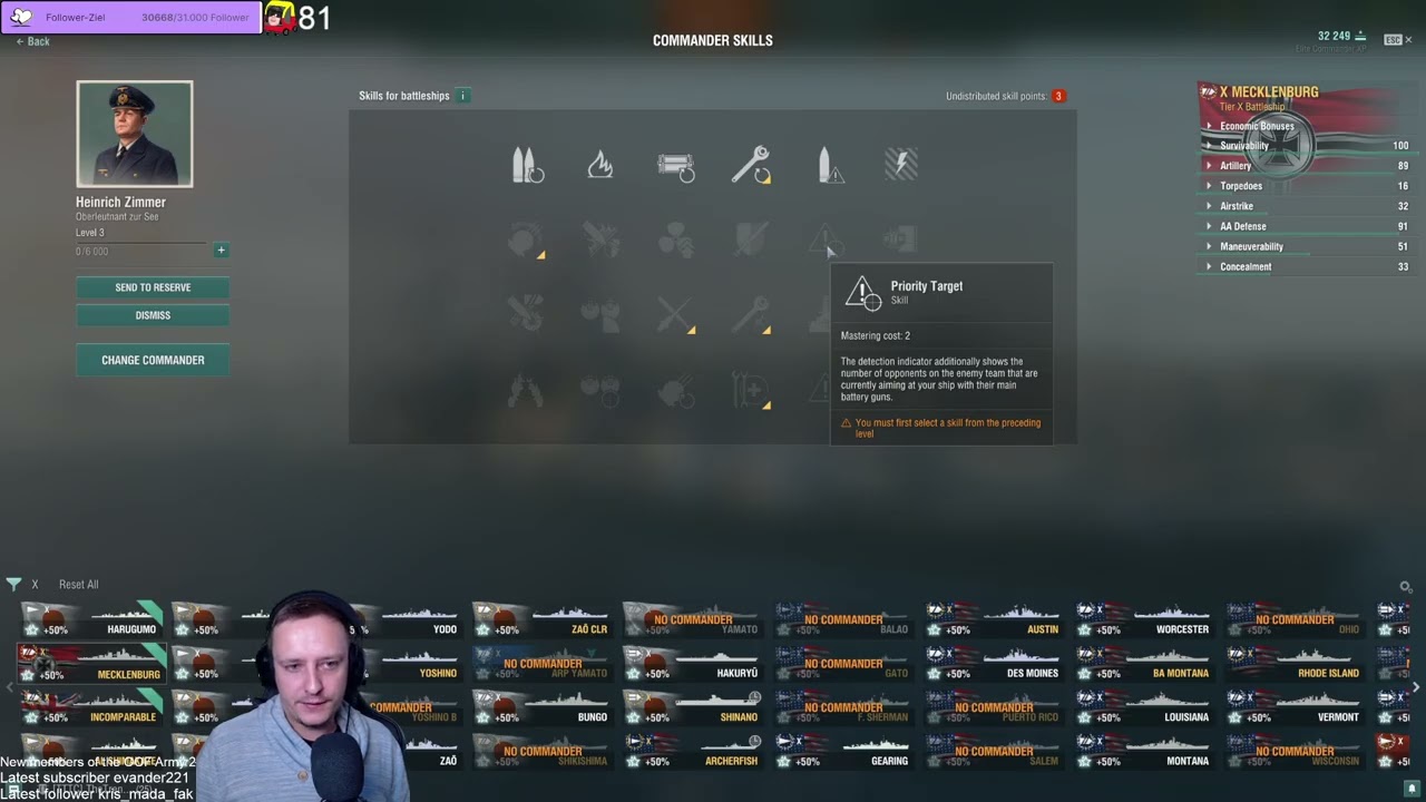 Which captain skills should I use on Battleships in World of Warships 2024 - Guide