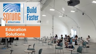 Sprung Education Solutions: Rice University temporary spaces, Houston, TX