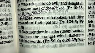 Proverbs 2:1-22