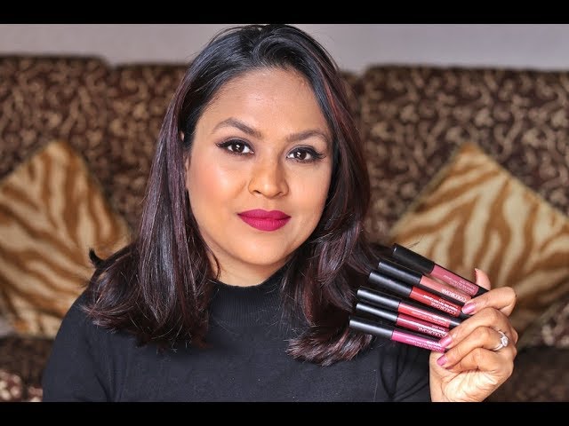 Online review on colorbar lipstick shade naughty girl - YouTube