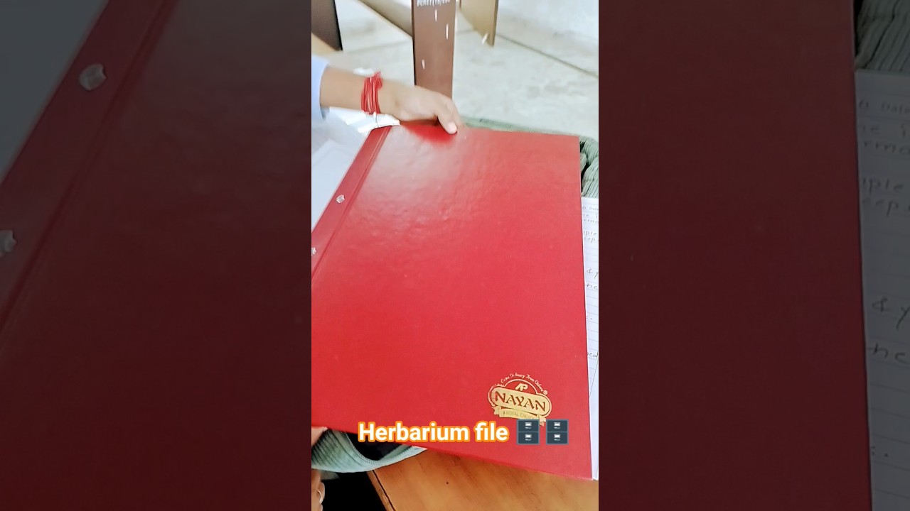 How to make herbarium file 🗄️