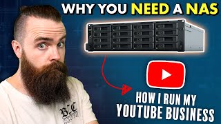 You need a NAS RIGHT NOW!! (How I run my HybridCloud YouTube business)