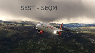 FENIX A320 Quito!!! ✈️SEST - SEQM Stunning Visuals!! MSFS2020 screenshot 2