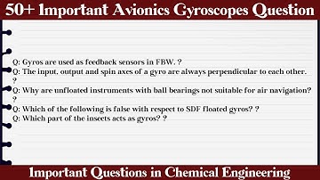 MCQ Questions Avionics Gyroscopes with Answers