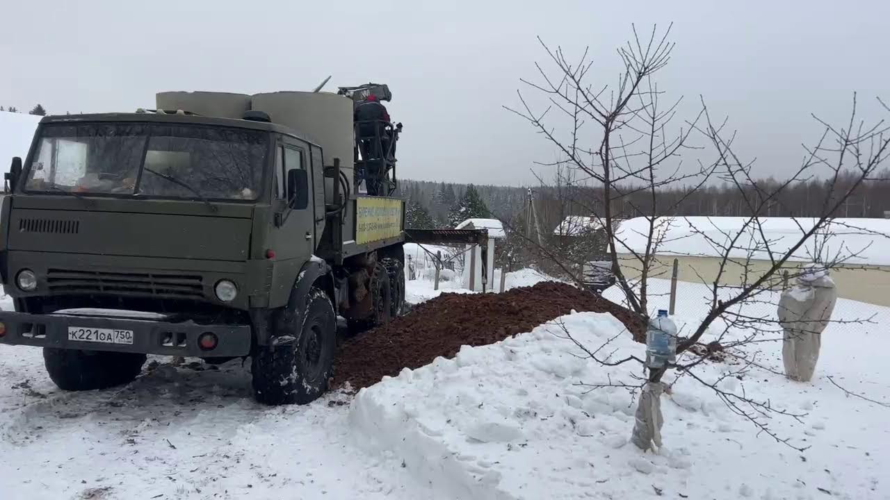 Бурение колодца в Клинском районе - YouTube