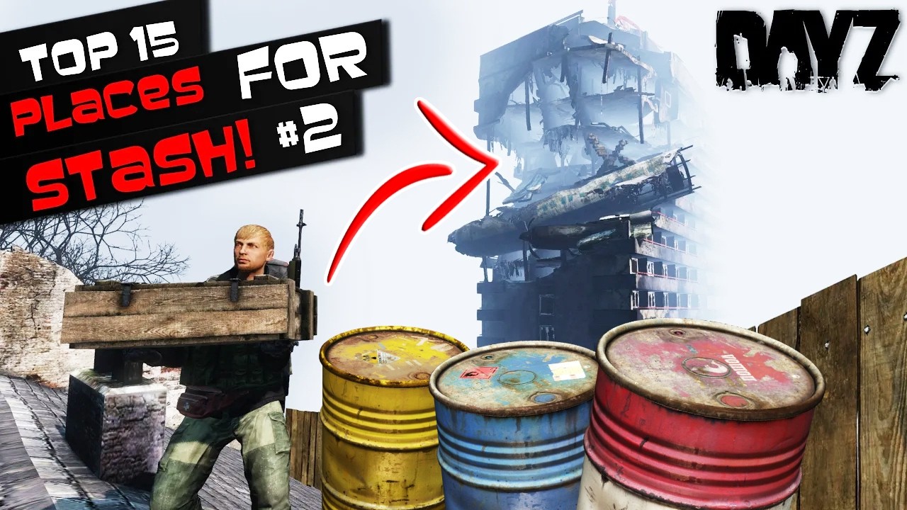 🧠 2 DayZ TOP 15 PRO SECRET Spots where to hide your Wooden Crate 🔥