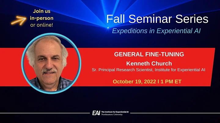 General Fine Tuning with Kenneth Church